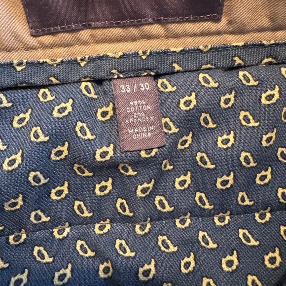 Bonobos Original Chinos - 33x30 Tan Slim - Picture 3 of 4